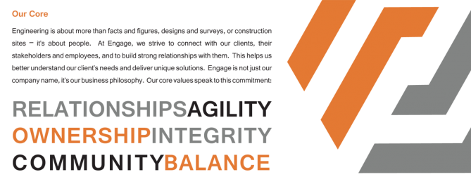 Core Values - Engage Engineering